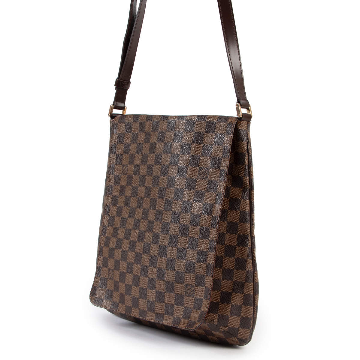 Louis Vuitton Musette Salsa shorts Womens shoulder bag N51260 damier ebene  Cloth ref.230126 - Joli Closet