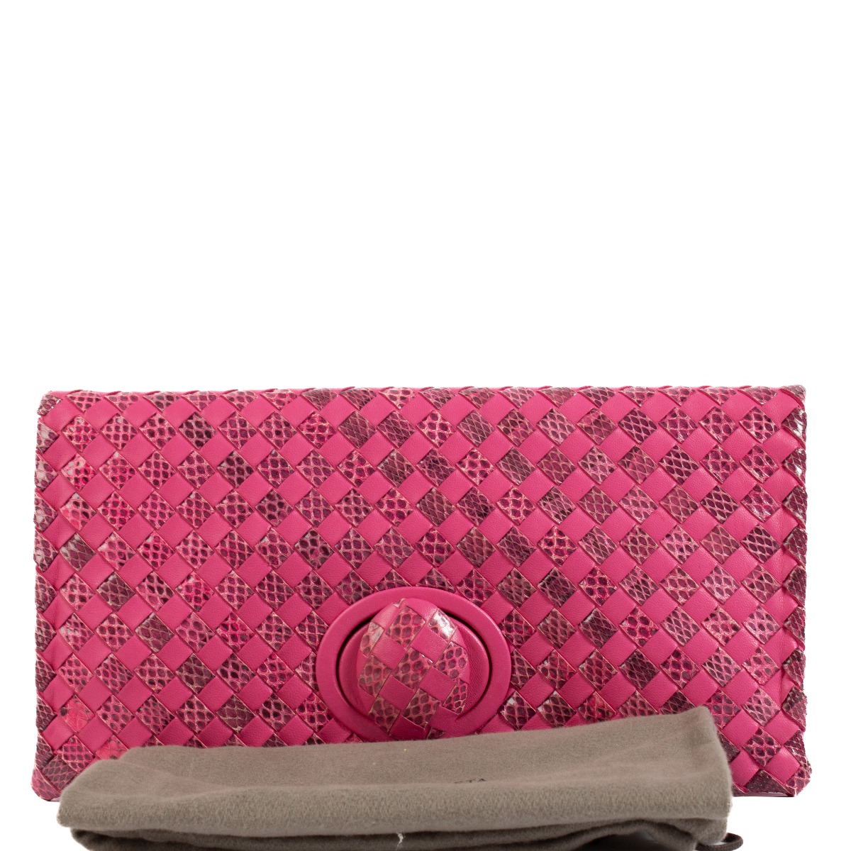 Bottega veneta clutch pink online