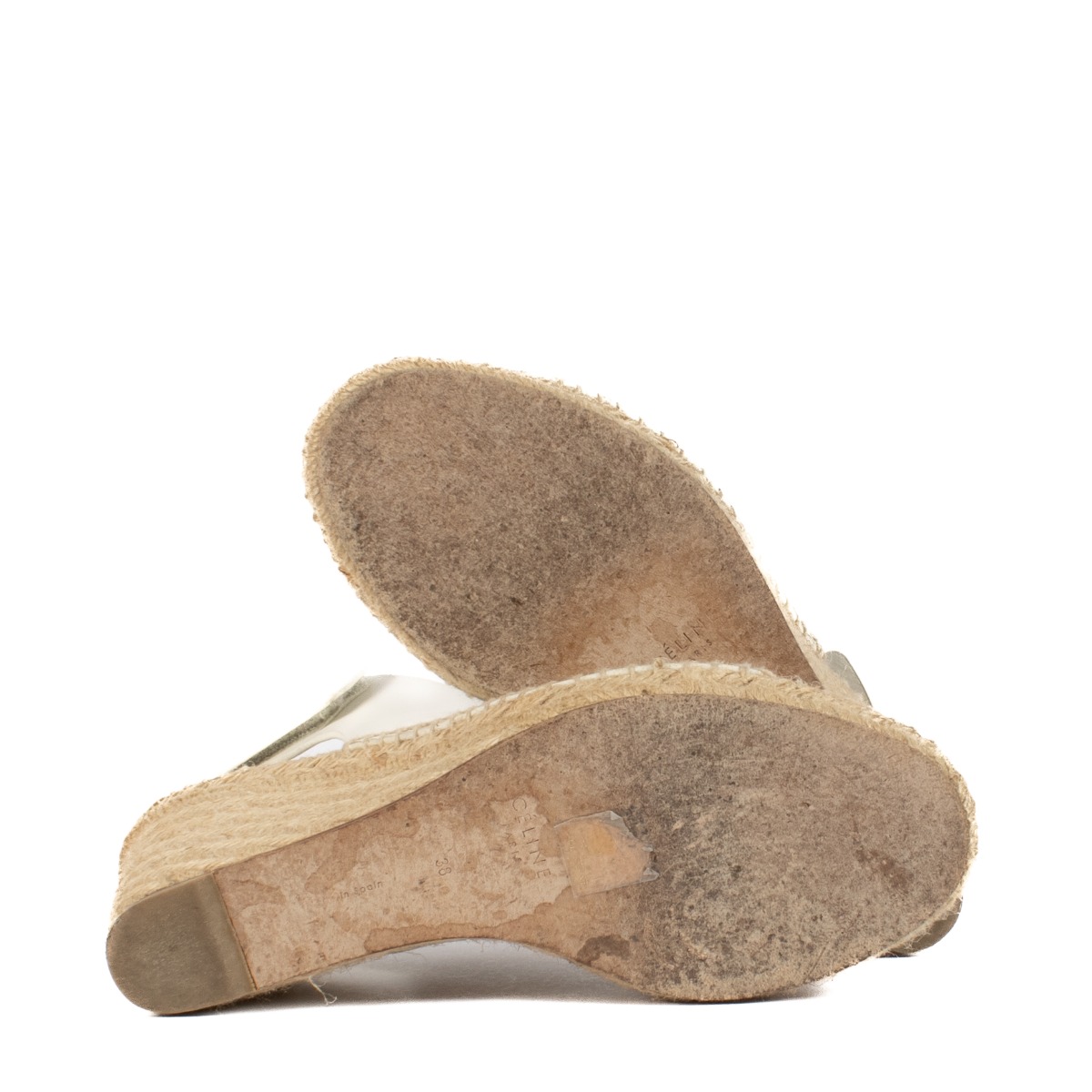 【国内発送】LES ESPADRILLES CELINE ミュール CELINE Striped Canvas Les Espadrilles | Celine canvas