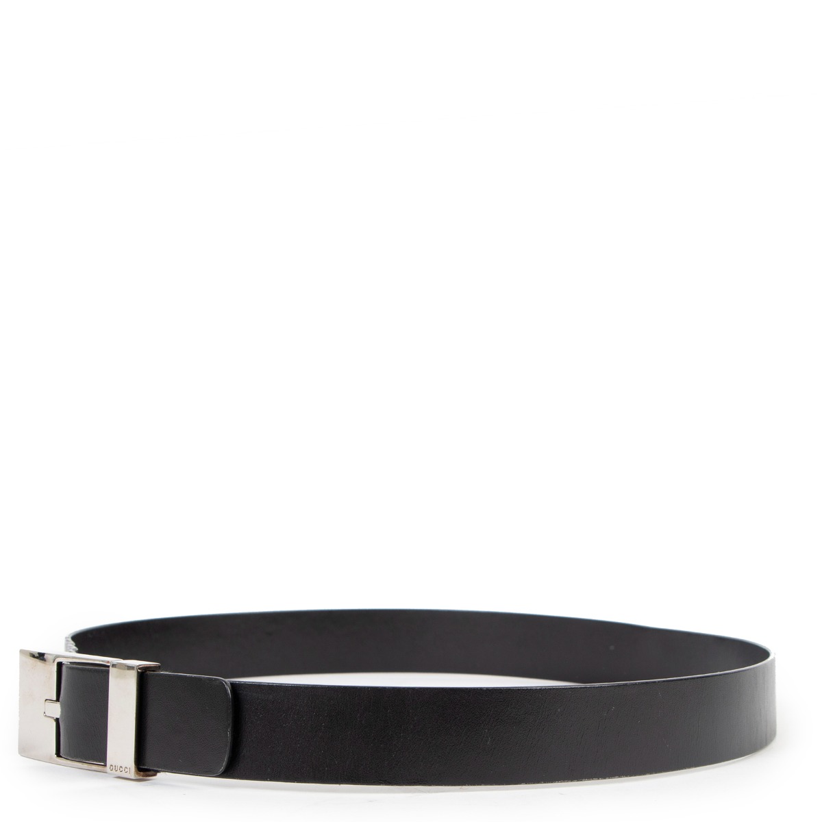 Gucci Vintage Black Leather Belt - Size IT44 ○ Labellov