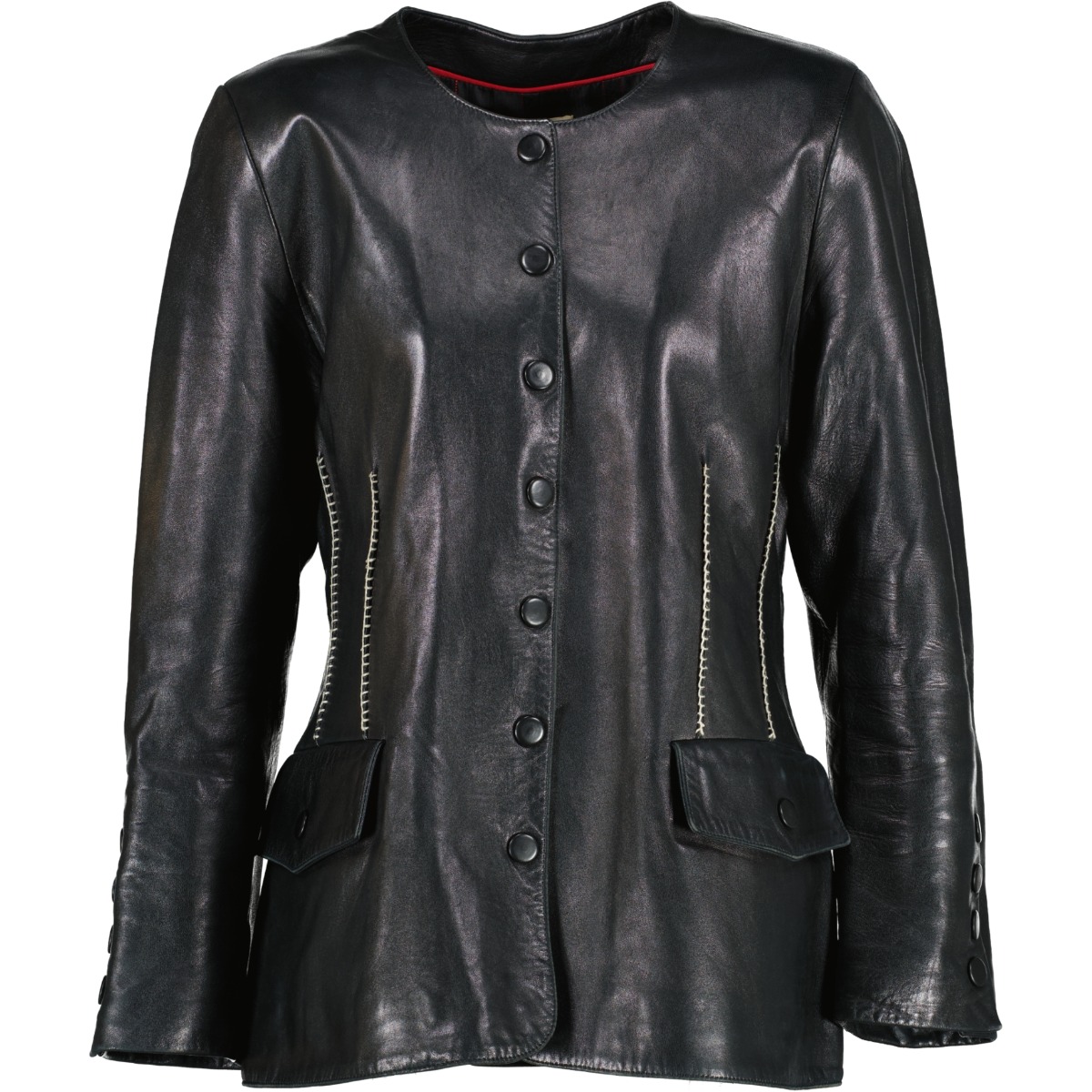 HERMÈS エルメス　マルジェラ期　Black Lambskin Jacket HERMÈS エルメス マルジェラ期 Black Lambskin Jacket