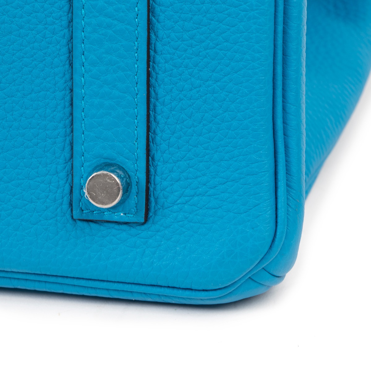 Hermès Birkin 35 Blue Zanzibar Togo Palladium Hardware