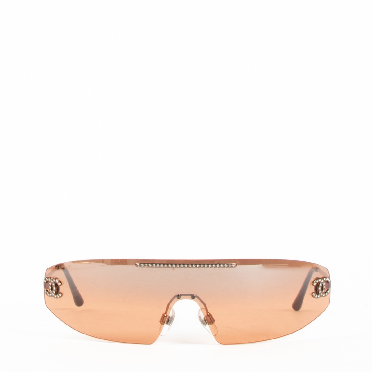 Chanel Brown 4078 CC Crystal Sunglasses ○ Labellov ○ Buy