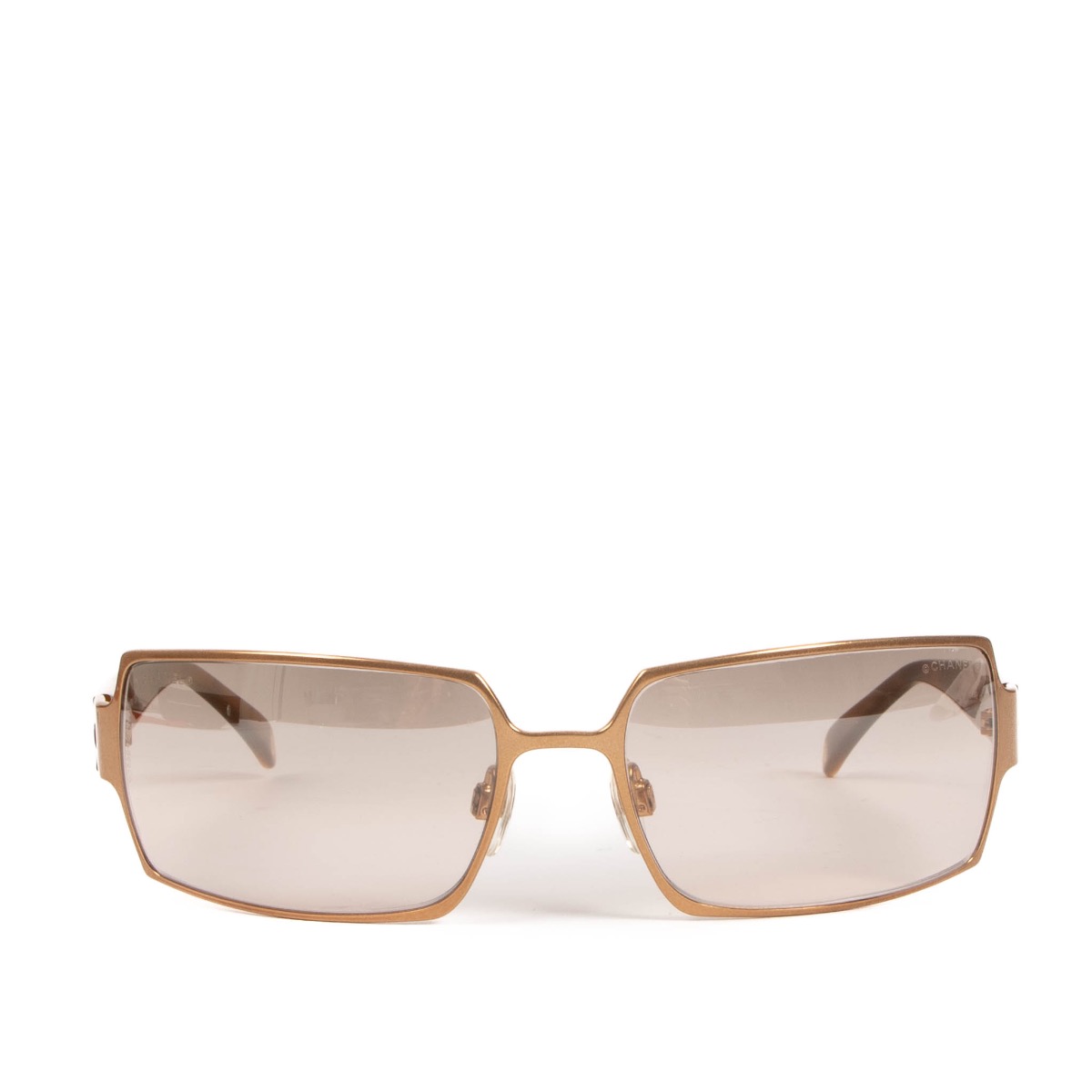 Chanel Gold 4103 Quilting Sunglasses Labellov Buy and Sell