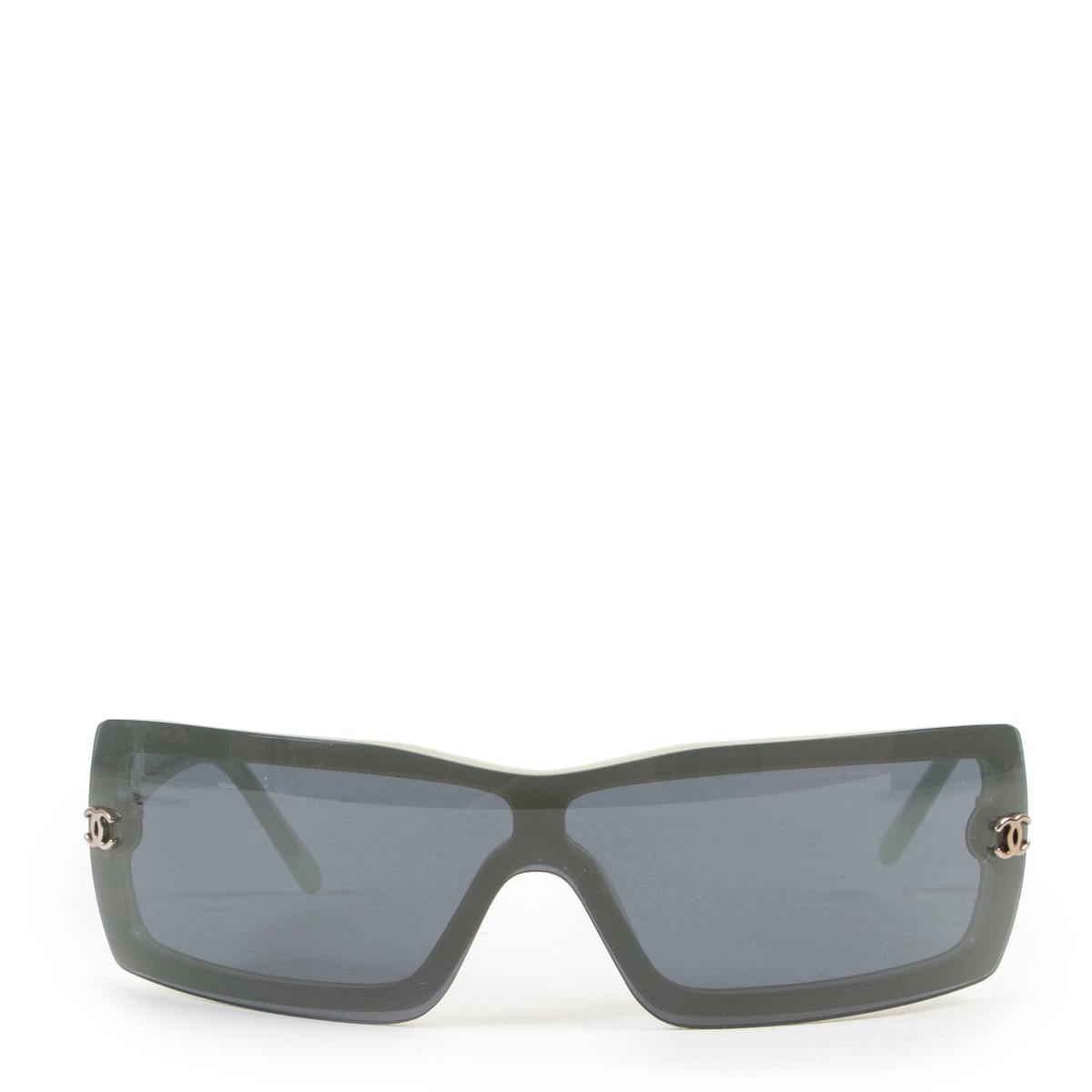 CHANEL 90s Slim Shape Frameless Sunglasses Brown Metallic -  UK