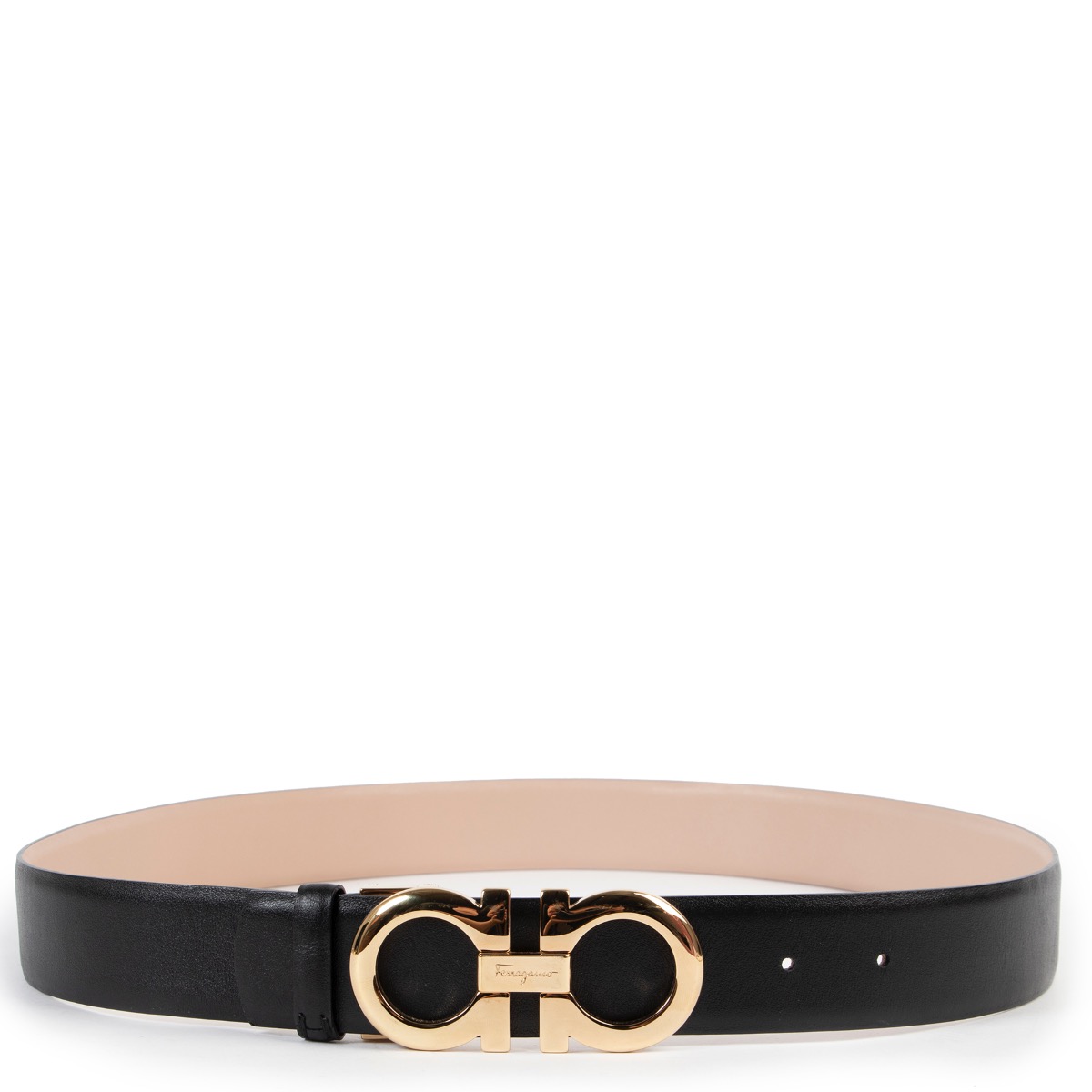 Salvatore Ferragamo Black Belt ○ Labellov ○ Buy and Sell