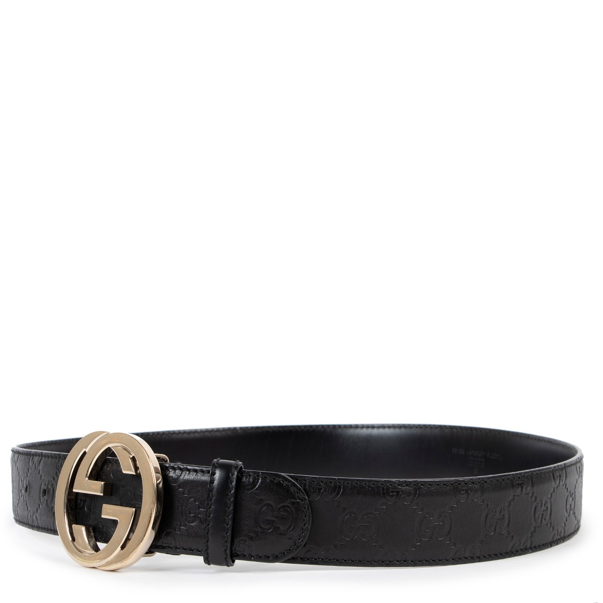 Gucci Black Monogram Belt - size 90 ○ Labellov ○ Buy and Sell