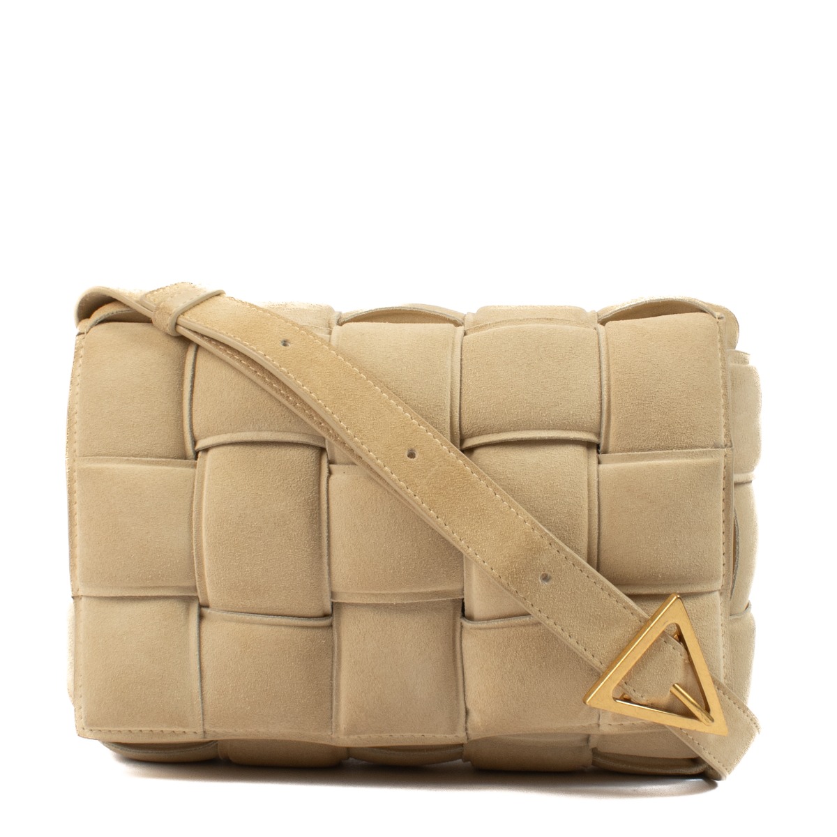 【最安値挑戦】 Bottega Veneta Porridge Suede Padded Cassette Bag 靴