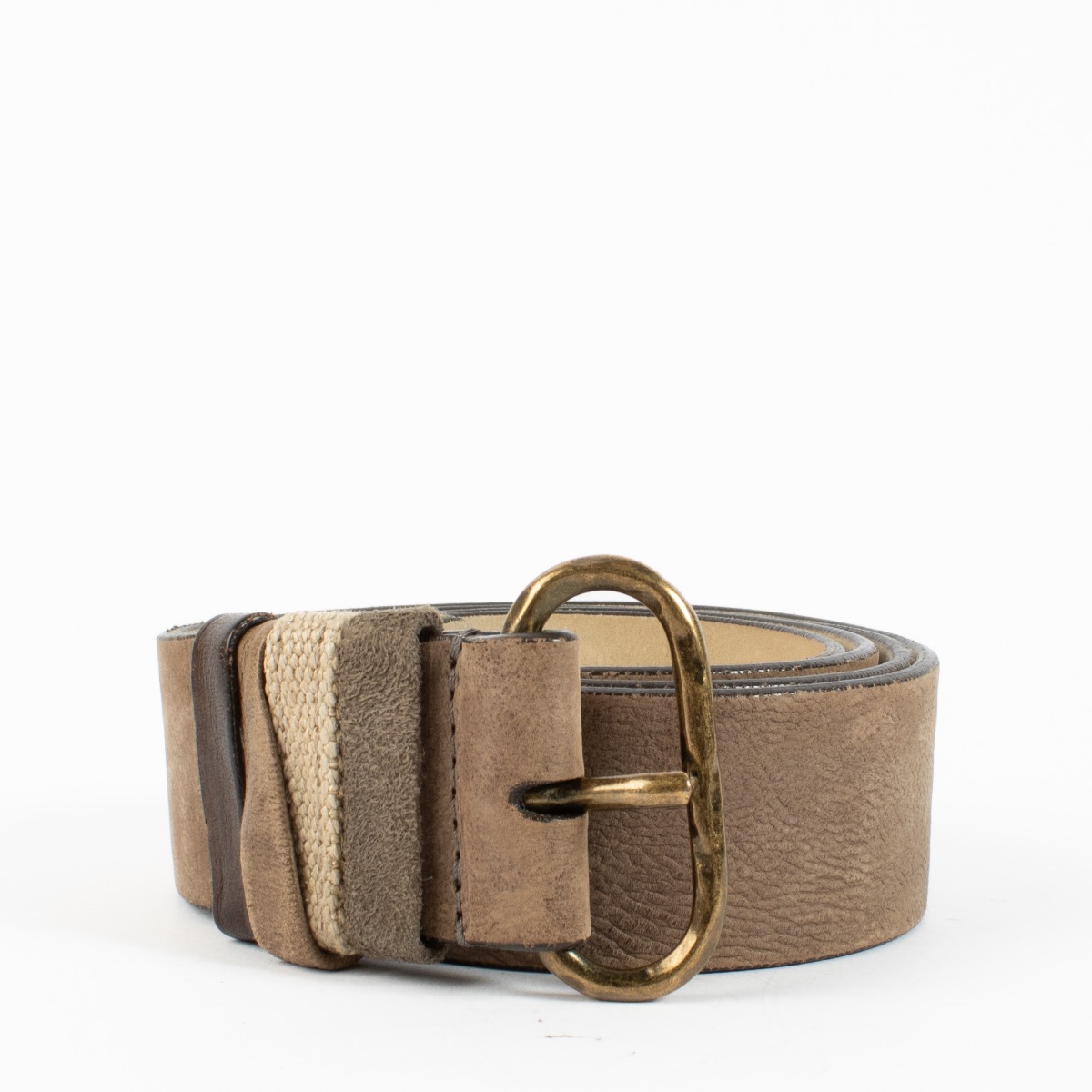 Brunello Cucinelli Grey Belt - Size 95 ○ Labellov ○ Buy