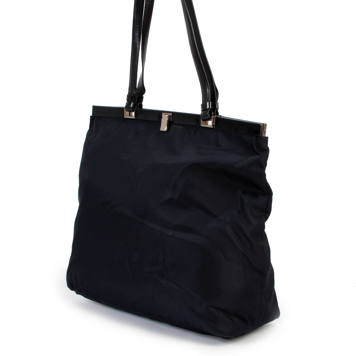 Prada vintage sales nylon shoulder bag
