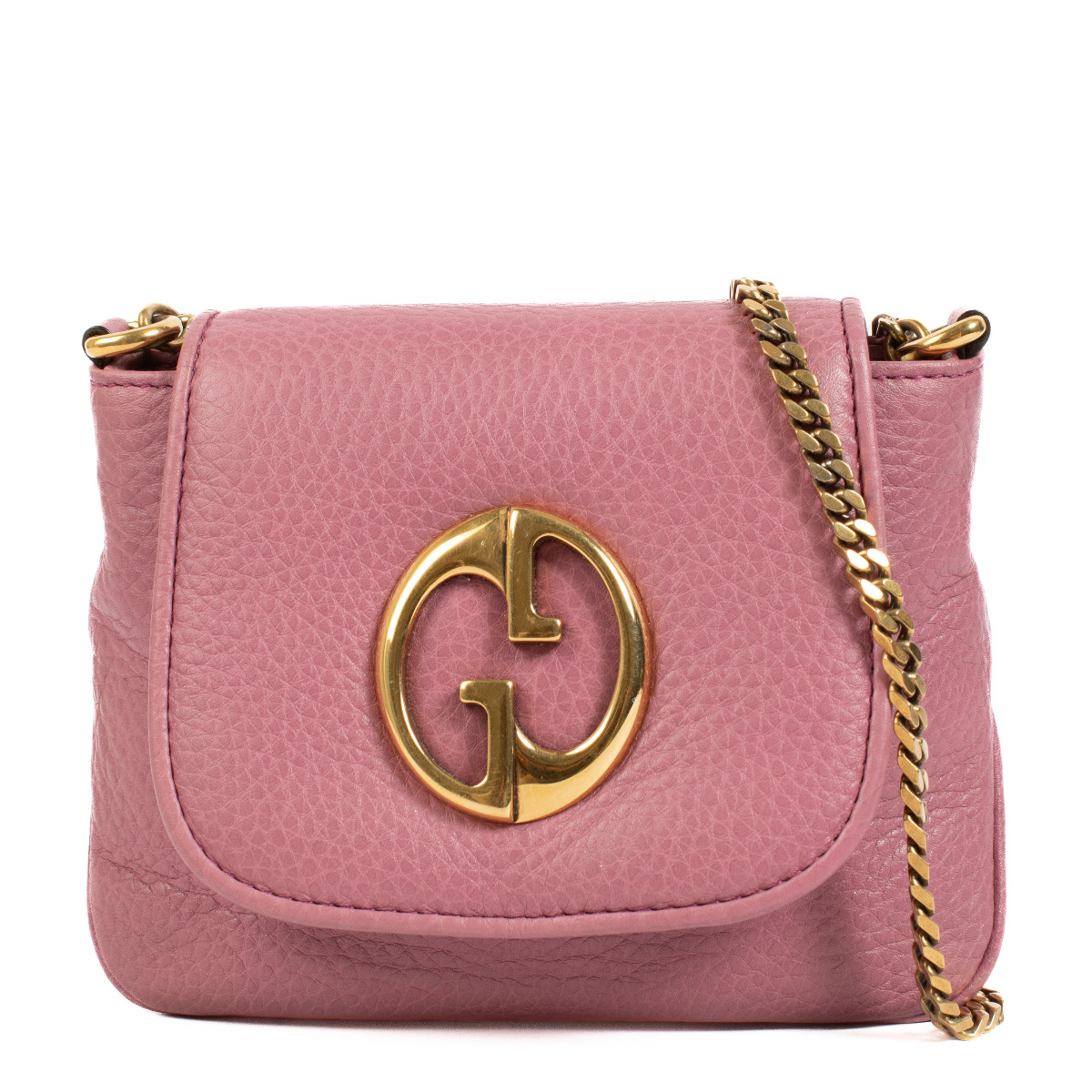 【関税&送料込】Gucci Pink Leather Gucci Blondie Crossbody B Pink Leather Gucci Blondie Crossbody Bag | italist