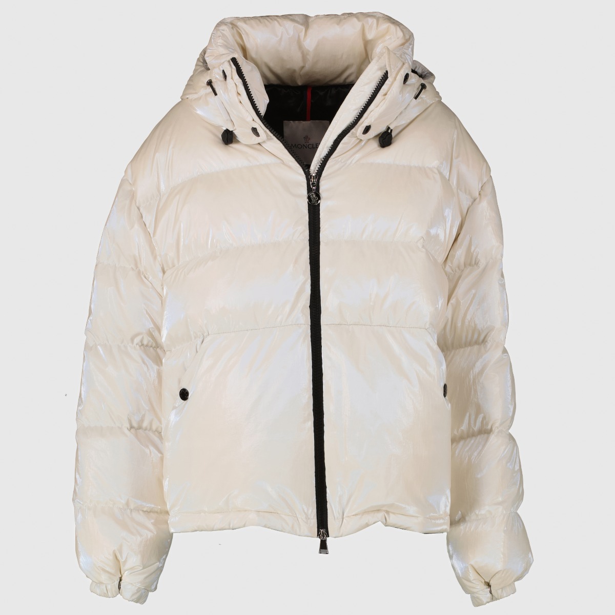 Moncler Pearly White Moselotte Down Jacket - Size 3 ○ Labellov