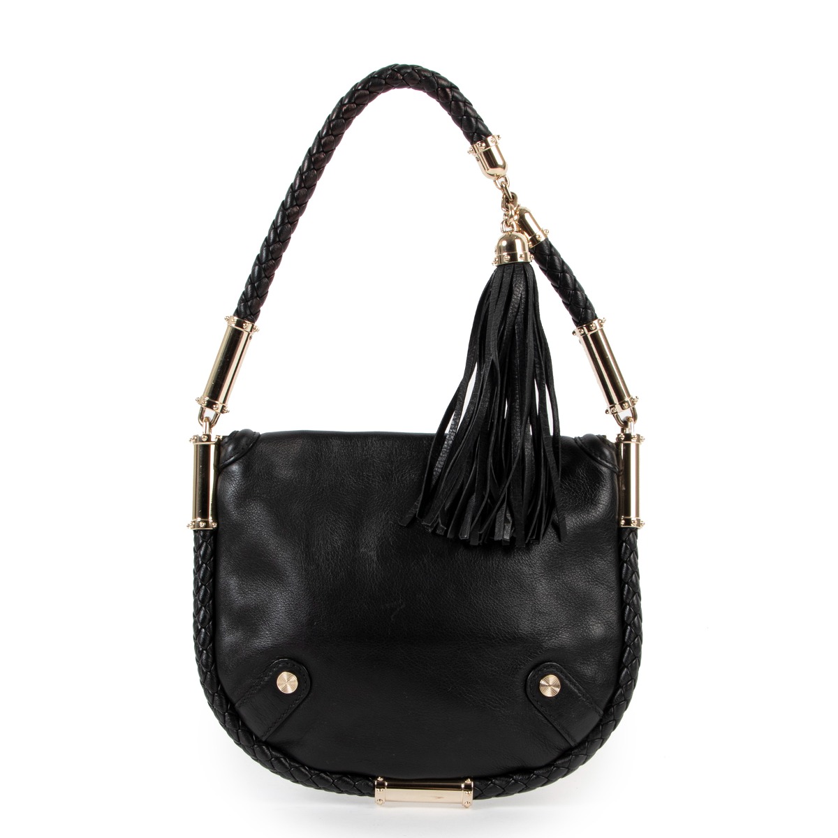 Gucci Black Small Britt Top Handle ○ Labellov ○ Buy and