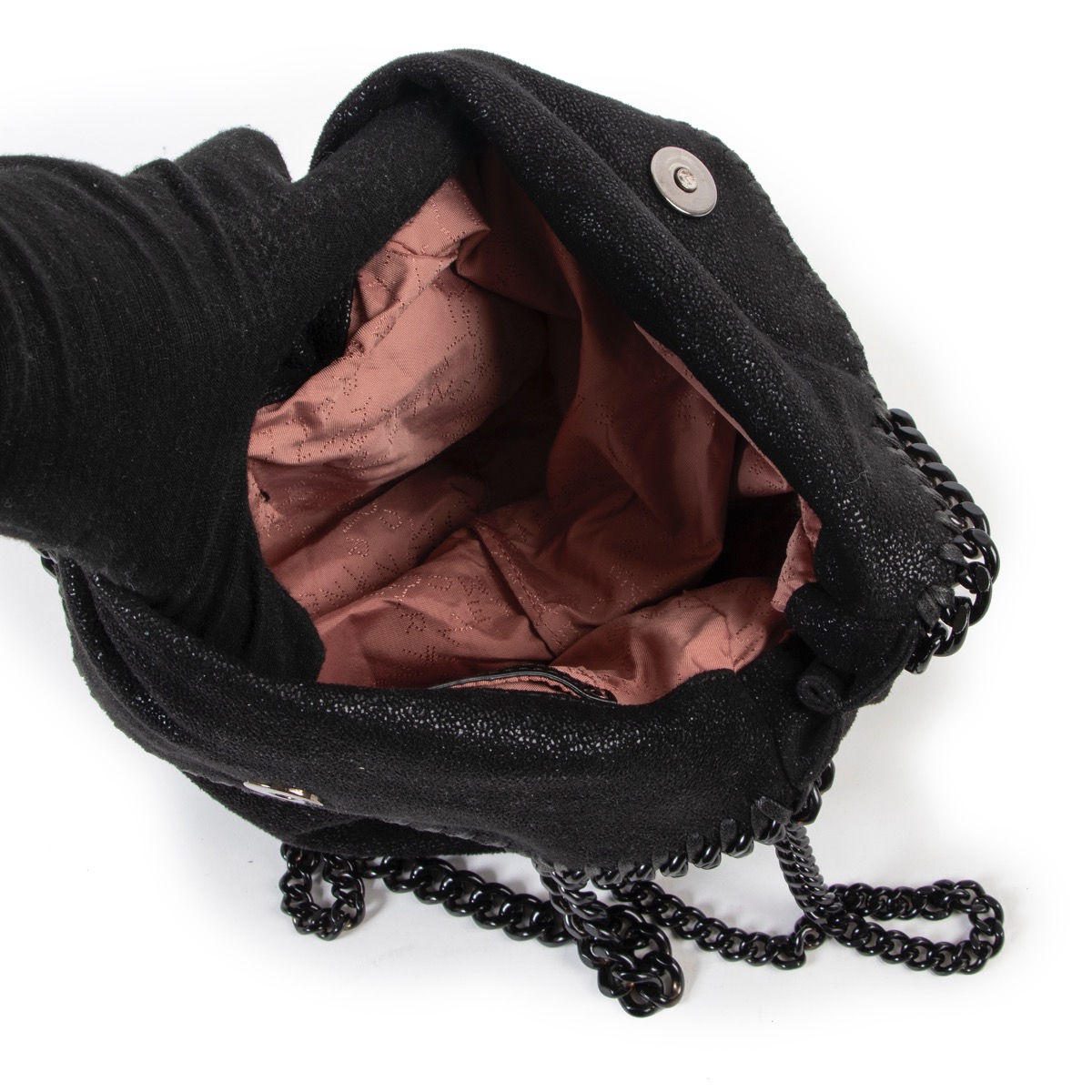 Stella McCartney Black Mini Fallabella Bag ○ Labellov
