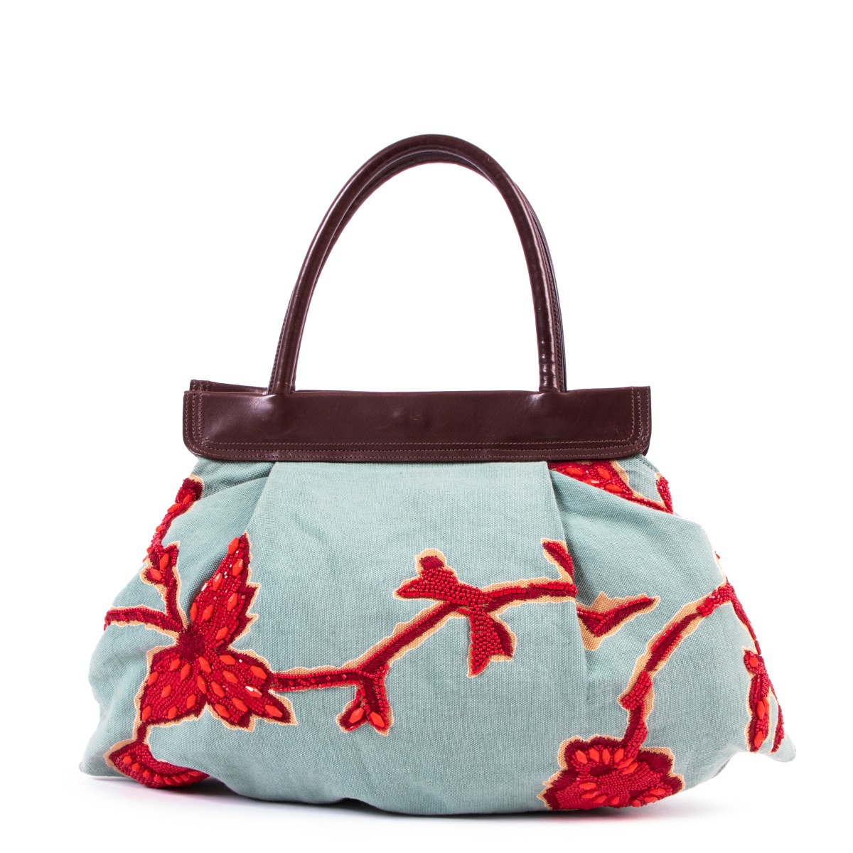【Dries Van Noten】フリルがかわいい♪トートバッグ Dries Van Noten [ドリス ヴァン ノッテン] / FLOWER PRINT TOTE