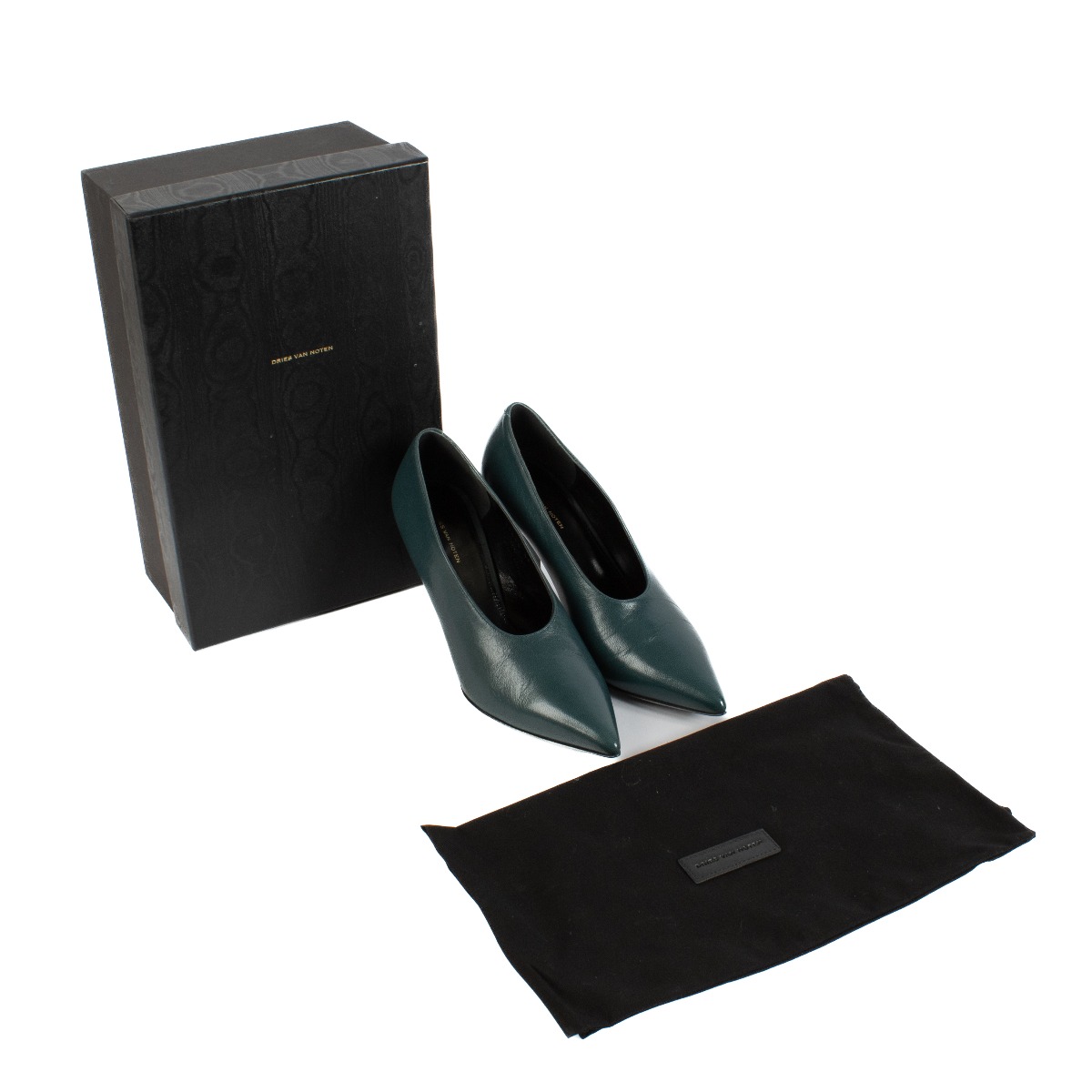 DRIES VAN NOTEN パンツ　36 Light blue pamplona wide-leg trousers Dries van noten