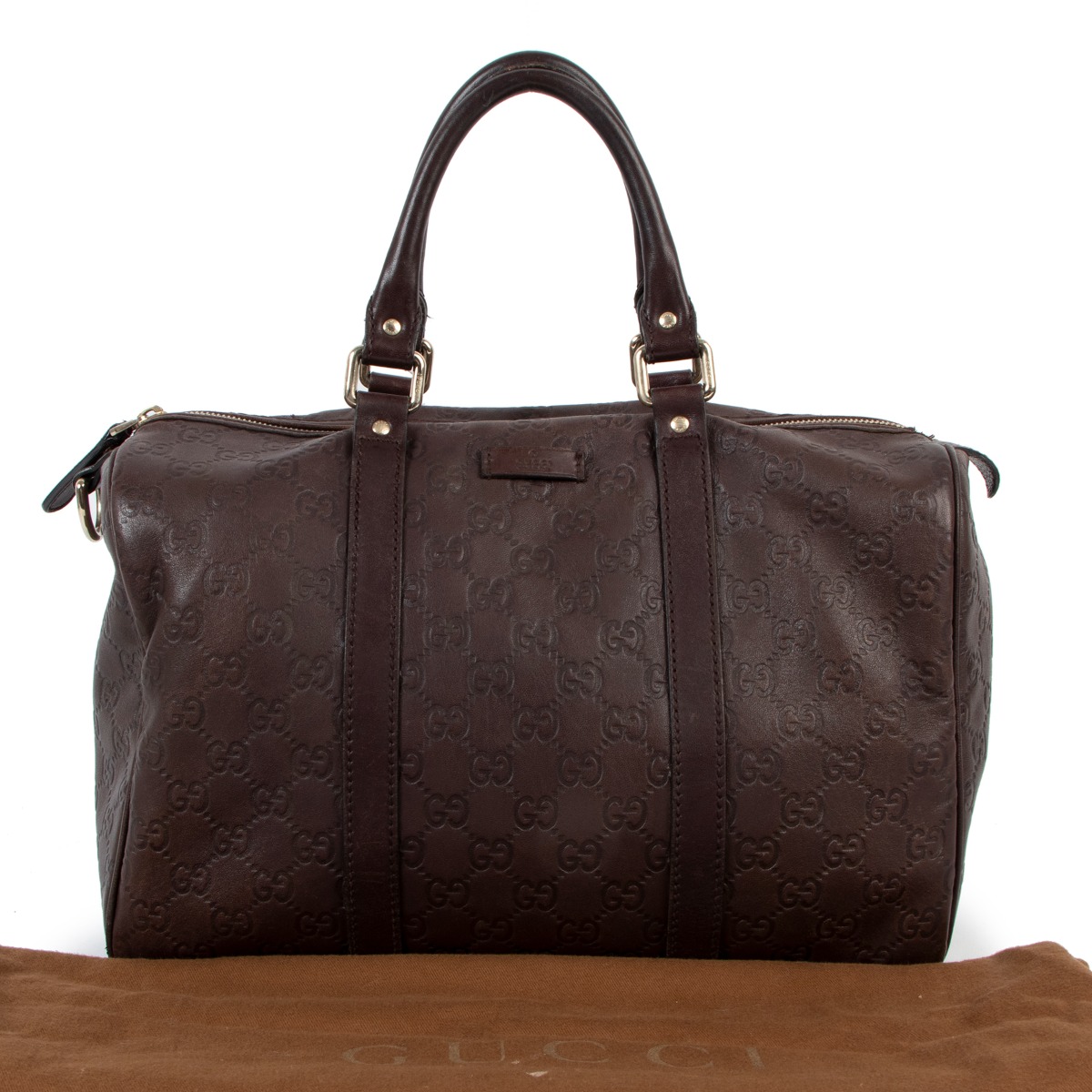 Gucci leather boston bag new arrivals