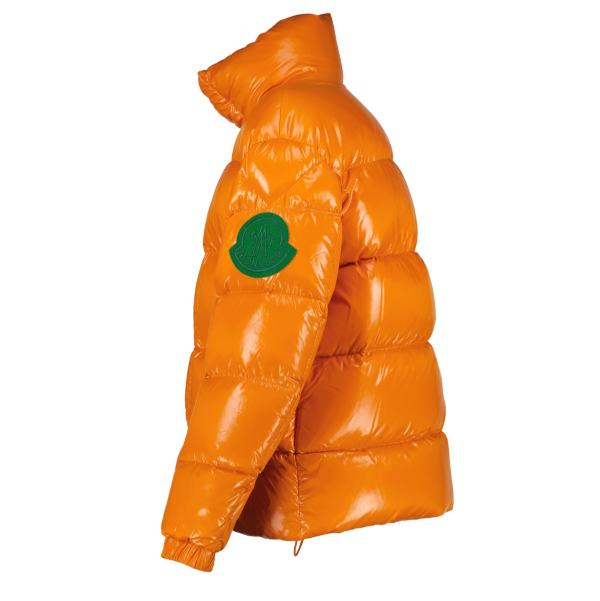 Moncler orange puffer on sale