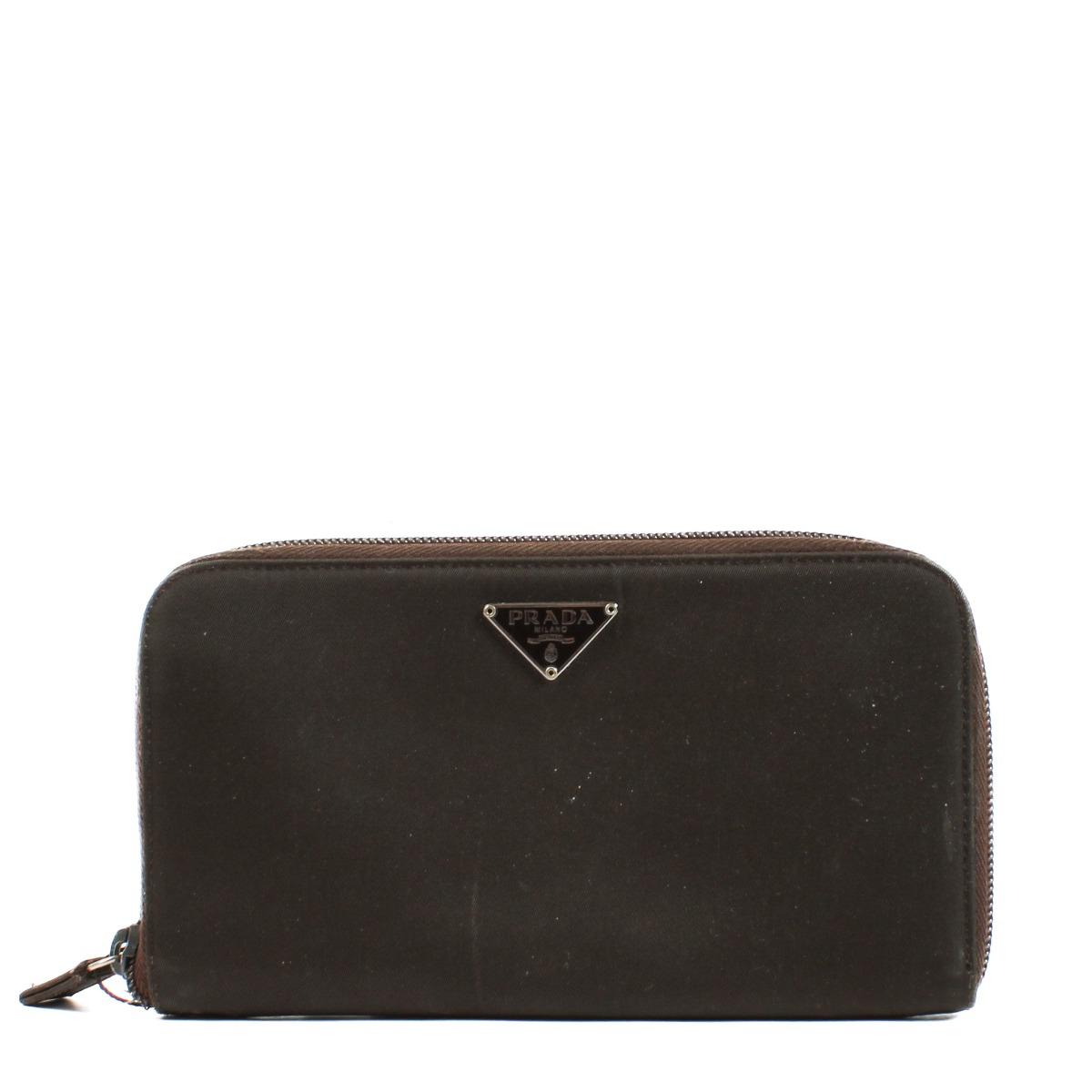 Prada Brown Nylon Wallet ○ Labellov ○ Buy and Sell Authentic Luxury