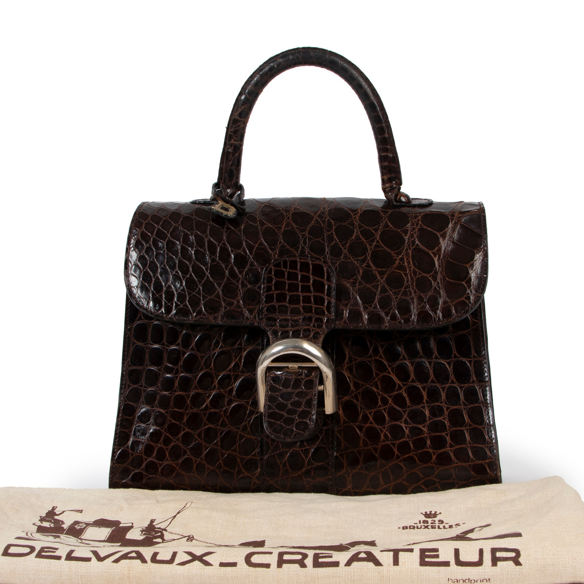 Delvaux crocodile bag price clearance