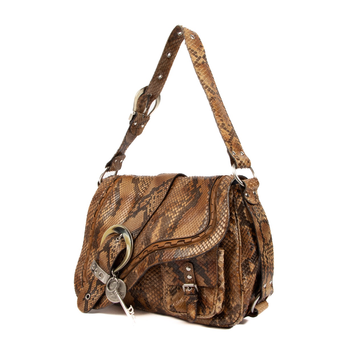 Dior clearance saddle python