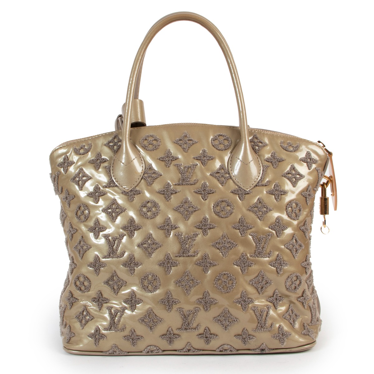 Louis Vuitton Autumn/Winter 2011 Limited Edition Beige Monogram Fascination  Lockit Bag ○ Labellov ○ Buy and Sell Authentic Luxury
