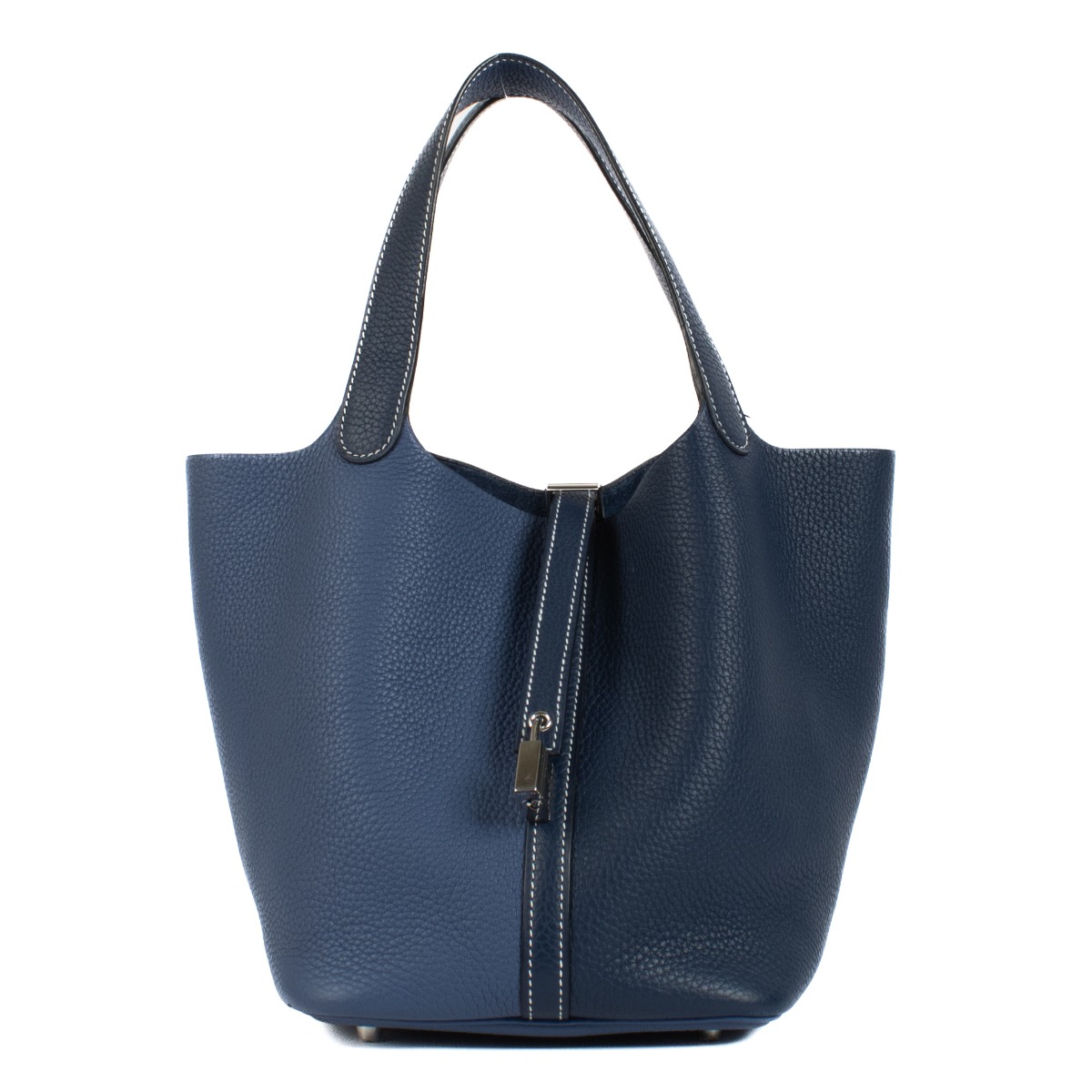 HERMES エルメス「Picotin Lock 22」バッグ Hermès Picotin Lock 22 Casqaue Bleu Saphir/Bleu Brighton