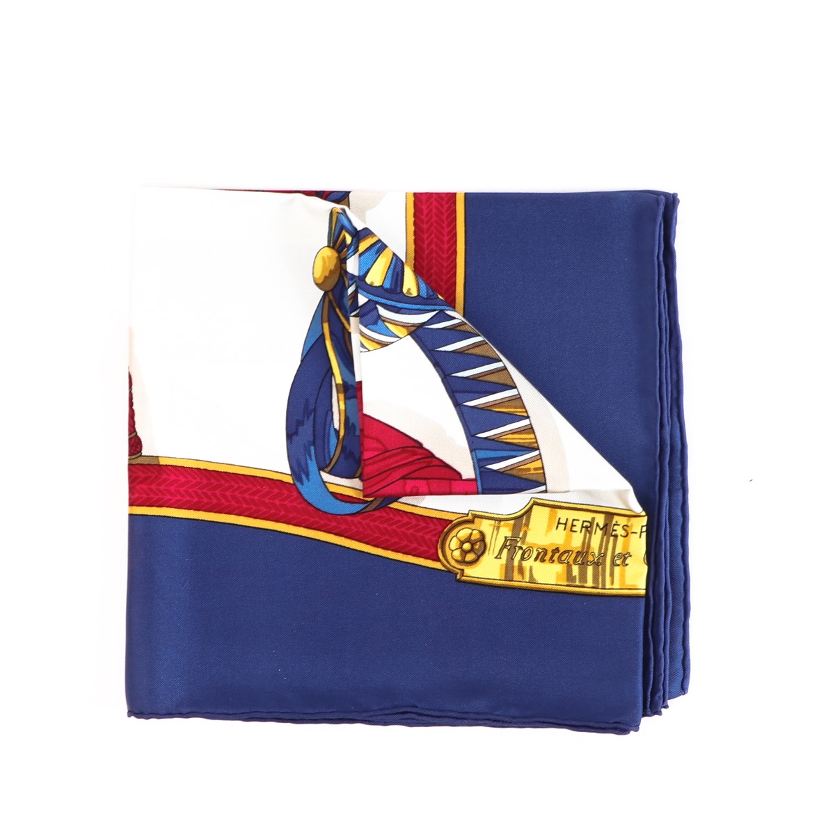 Hermès Frontaux Et Cocardes Silk Carré ○ Labellov ○ Buy