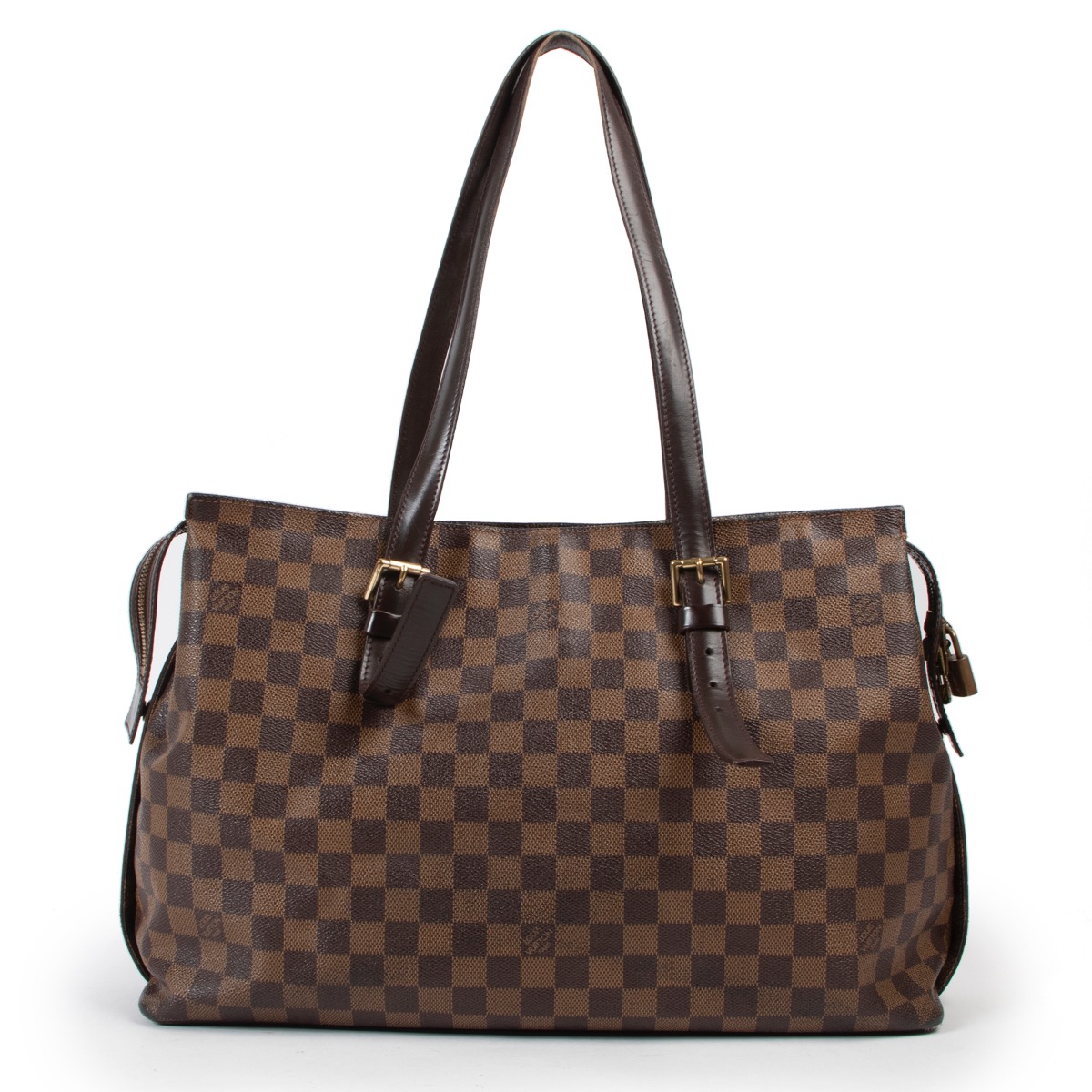 Louis Vuitton Damier Ebene Chelsea Tote Labellov Buy and Sell Authentic  Luxury