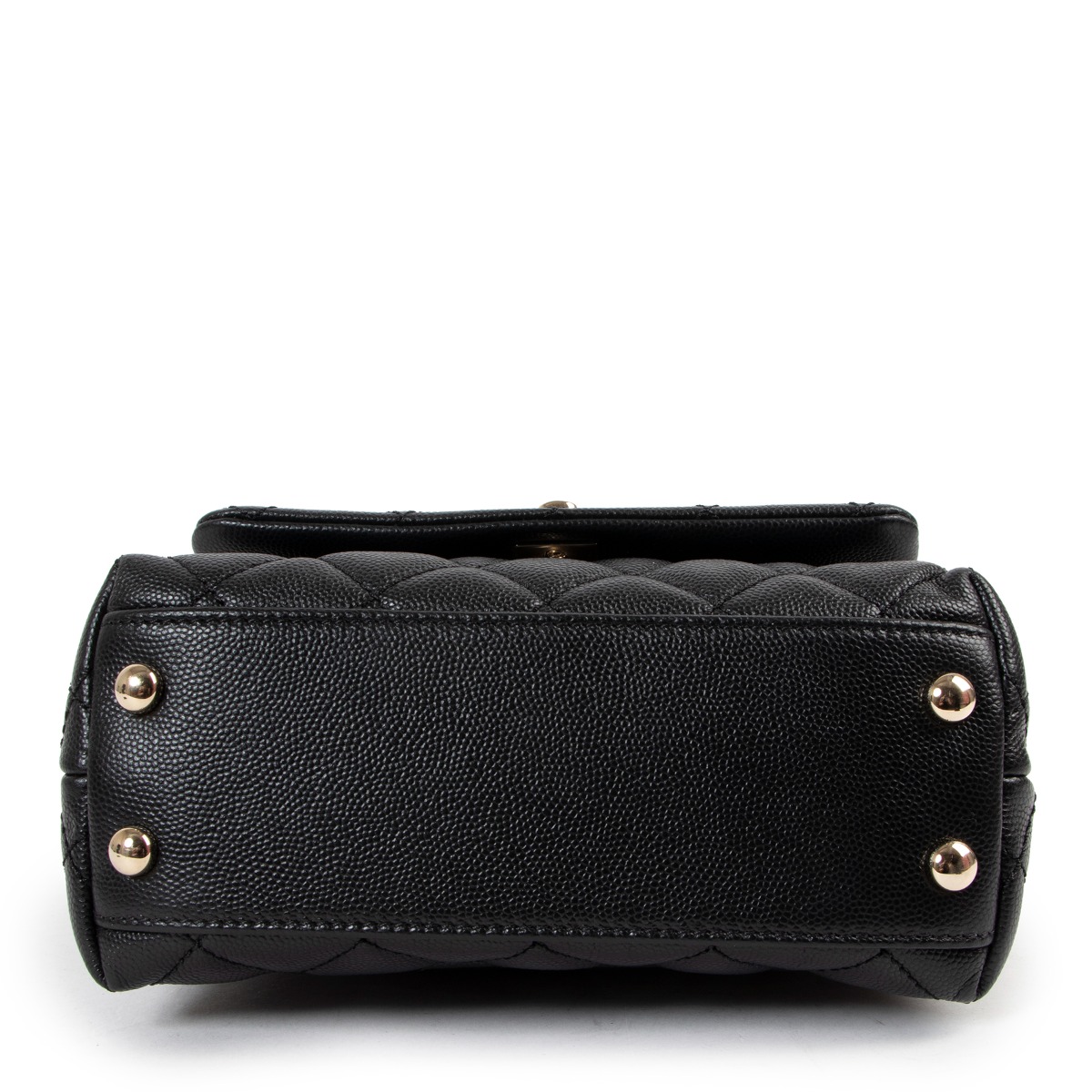【ヴィンテージ】Rank:S☆Chanel Black Coco Handle Small Bag CHANEL CoCo Handle Mini Flap Bag Review, What Fits Inside