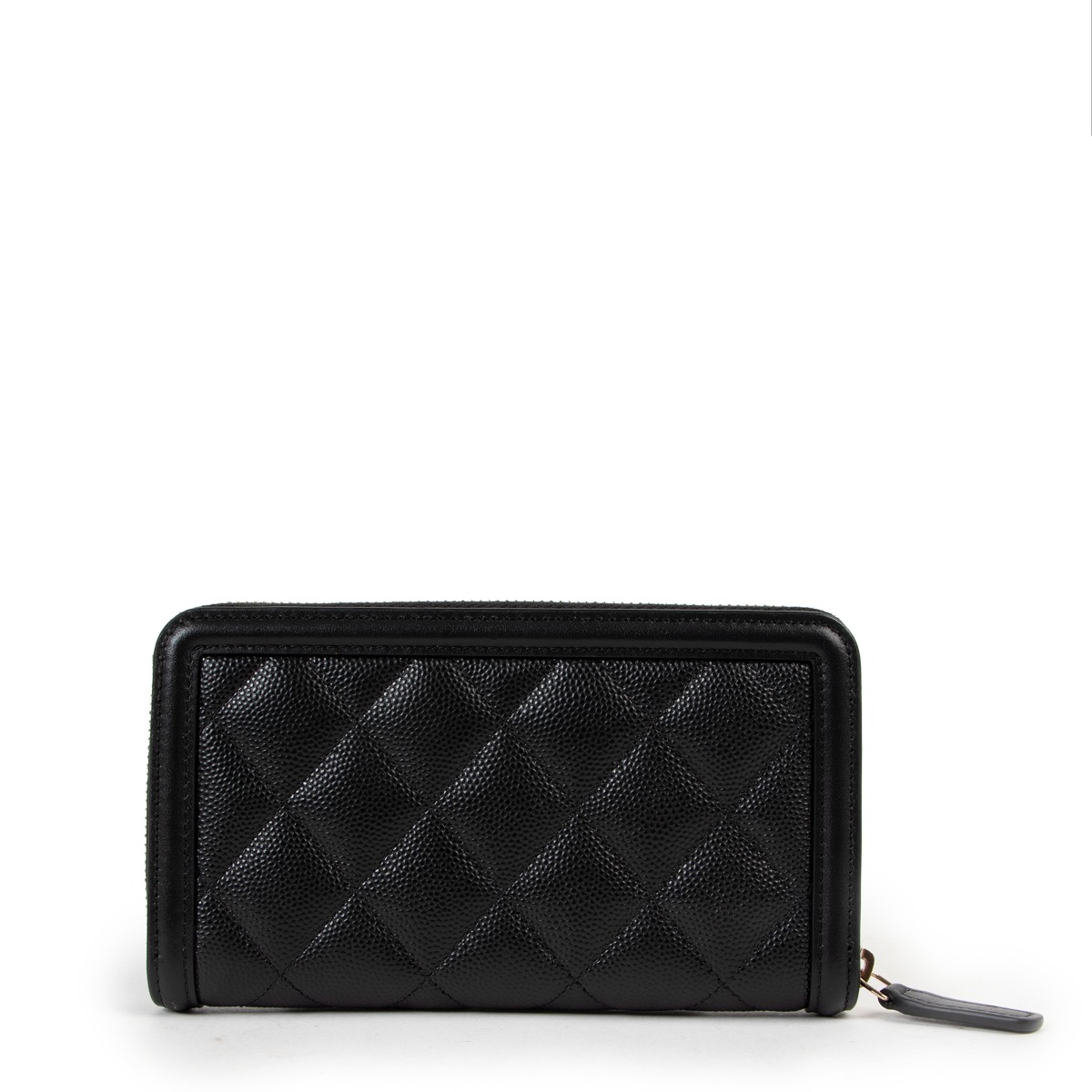 Chanel CC Filigree Zipped Long Wallet ○ Labellov ○ Buy and