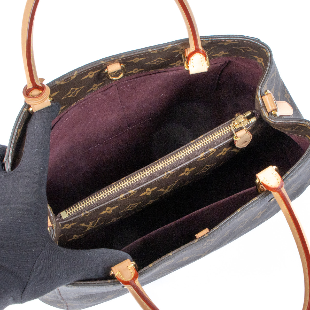 ♦LOUIS VUITTON♦LV Monogram Montaigne MM Louis Vuitton Monogram Montaigne MM Top Handle Bag