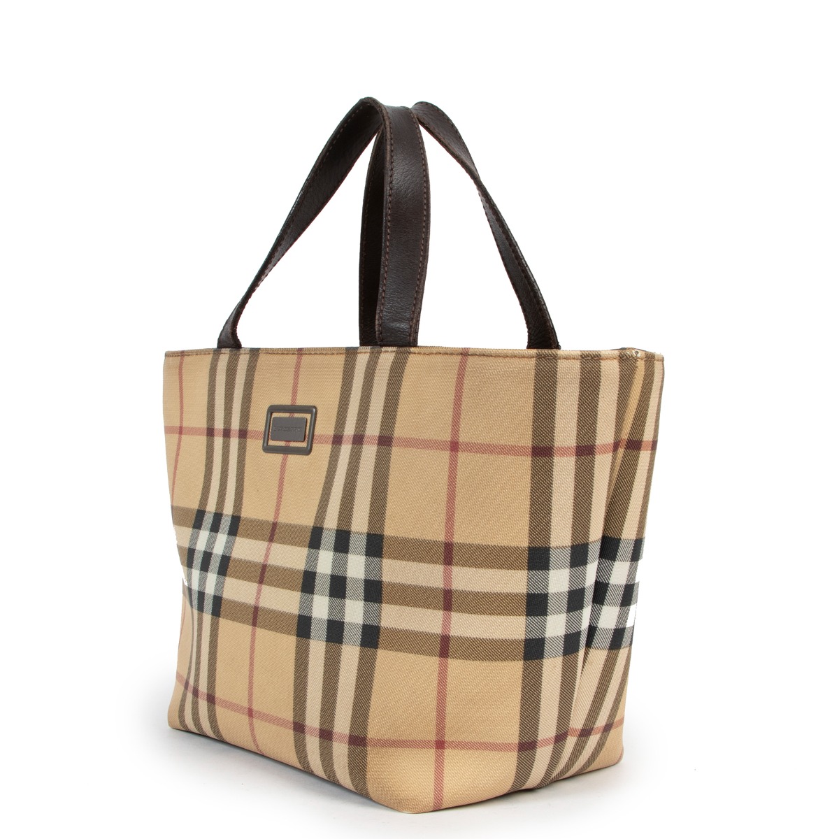 Burberry London Small Check Handbag Labellov Buy and Sell