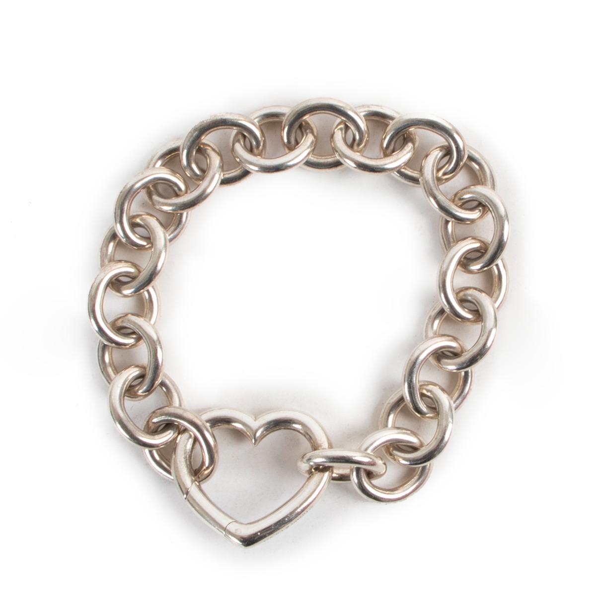 Tiffany heart clearance clasp bracelet