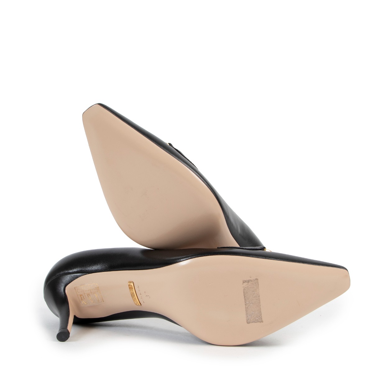 Gucci Zumi Black Mid-heel Pumps - Size 37 ○ Labellov ○ Buy