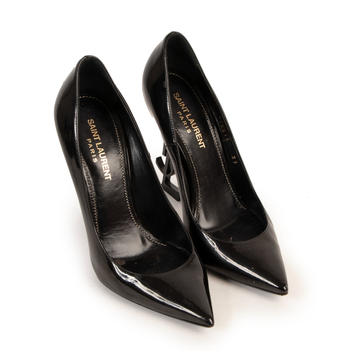 Saint Laurent Opyum Patent Leather Pumps - Size 37