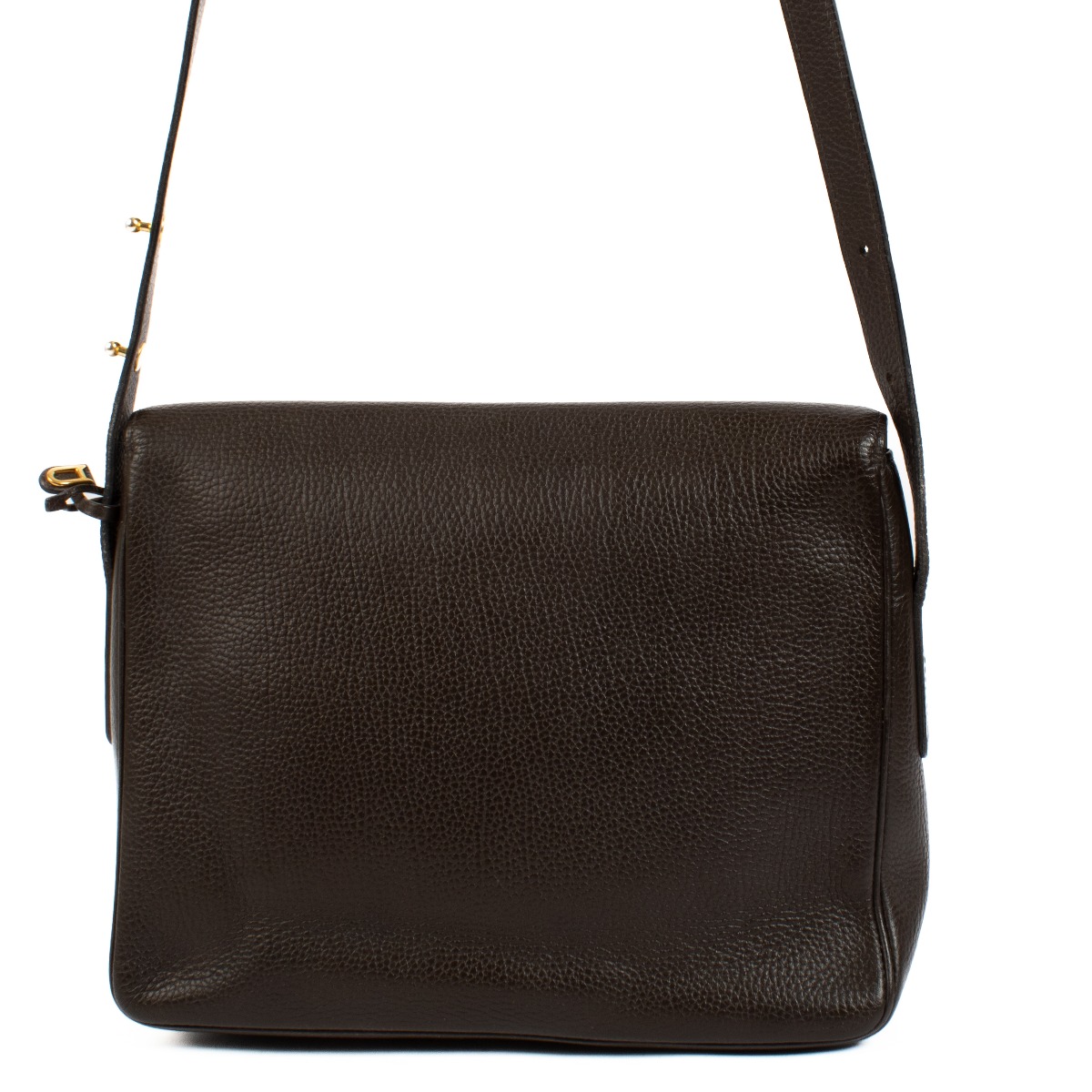 Delvaux Brown Poirier Crossbody Bag ○ Labellov ○ Buy and