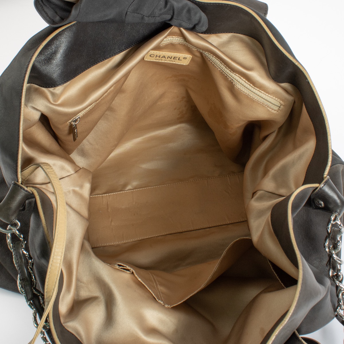 Chanel Brown Calfskin XL Soft Edgy Tote Bag ○ Labellov ○ Buy and