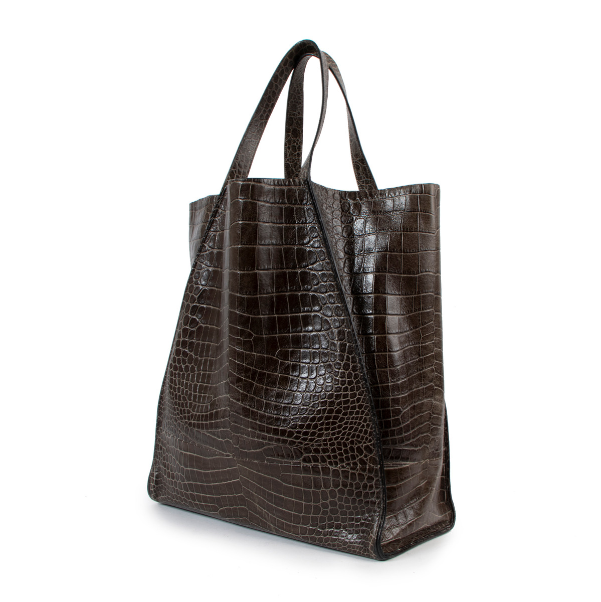 Dior Homme Fall Winter 2012 Runway Alligator Sport Tote Bag