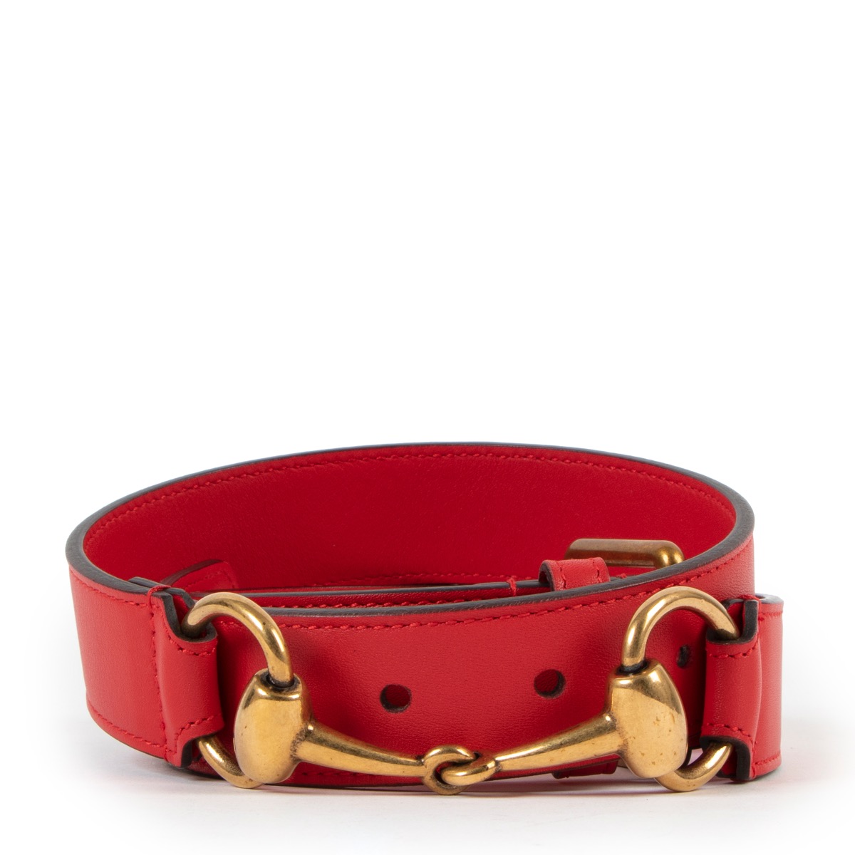 Gucci Leather GG Horsebit Belt - Size 30 / 75 (SHF-23498) – LuxeDH