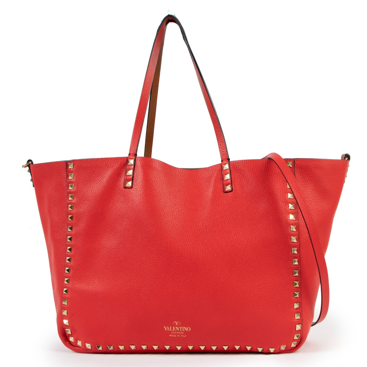 Valentino red hot sale tote bag
