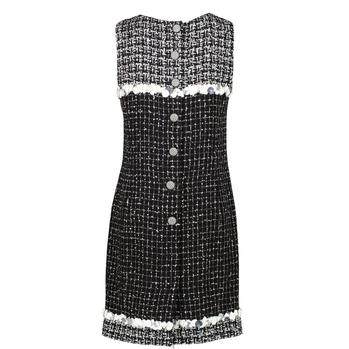 ほのの様JOURNAL STANDARD relume TWEED Chanel Spring 2009 Runway Flower Sequin Tweed Dress - Size