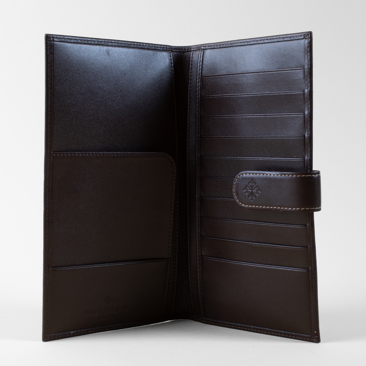 Patek Philippe Brown Leather Wallet ○ Labellov ○ Buy and Sell