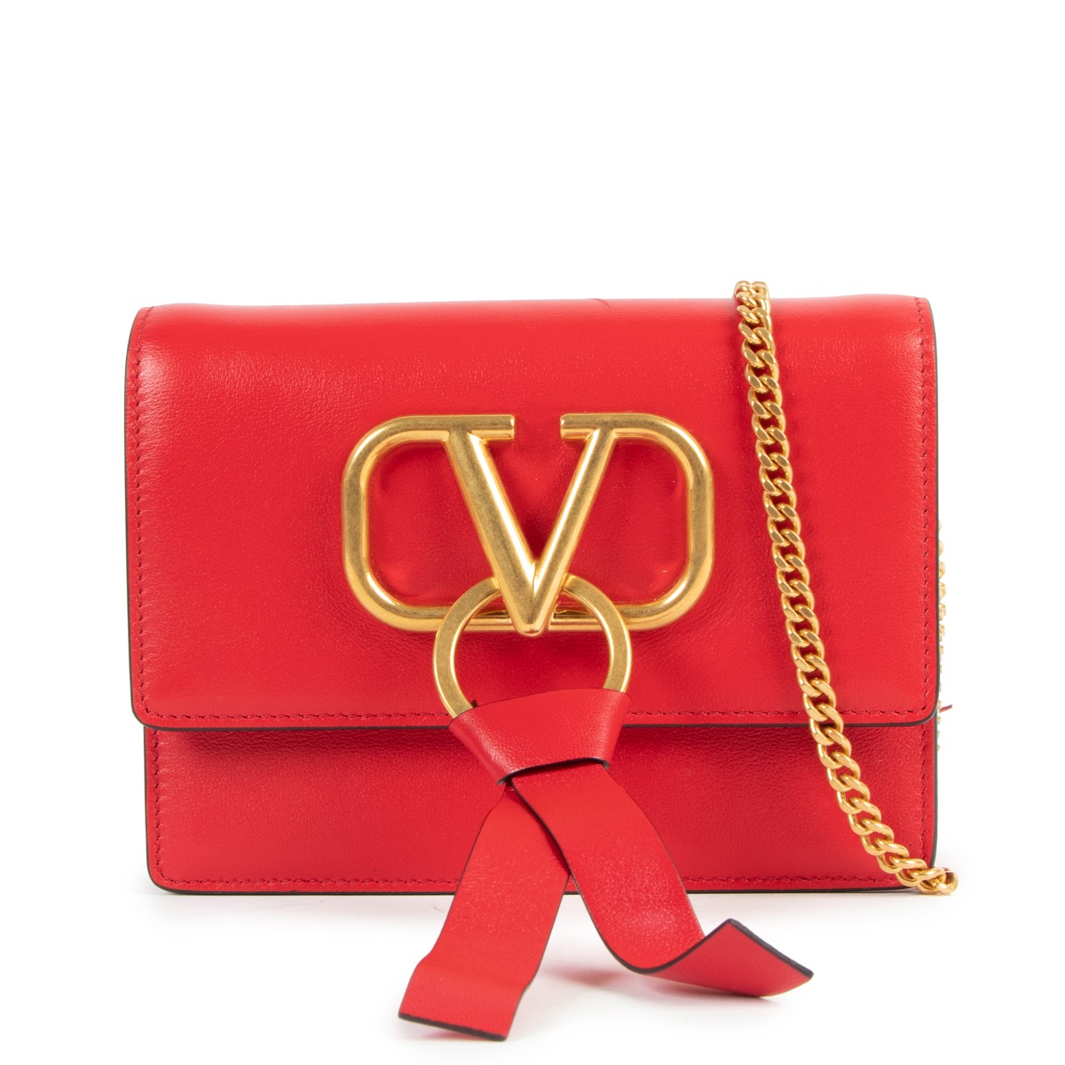 Valentino V-Ring Flap Crossbody