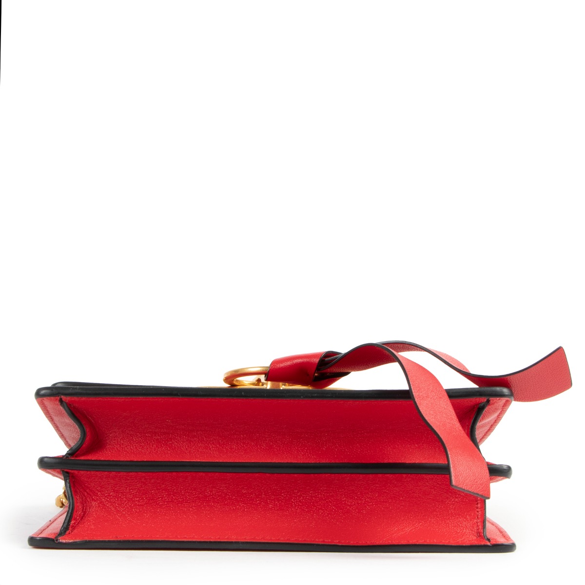 ショルダーバッグ・ポシェット VALENTINO GARAVANI SMALL RED LEATHER CROSSBODY BAG ALLTIME Alltime Small leather crossbody bag in red - Valentino