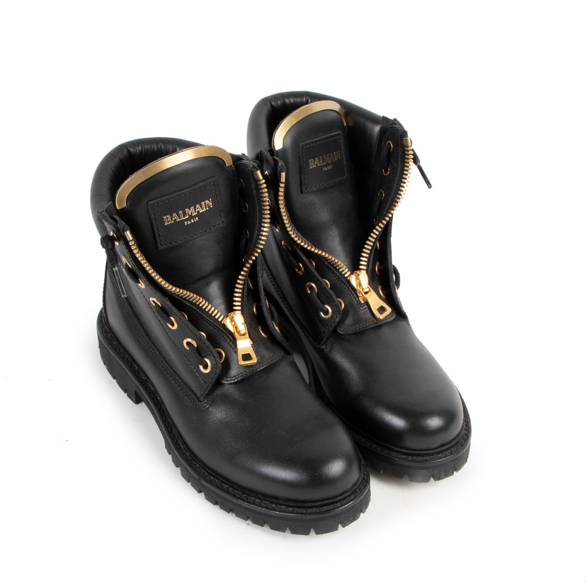 Balmain shop leather boots
