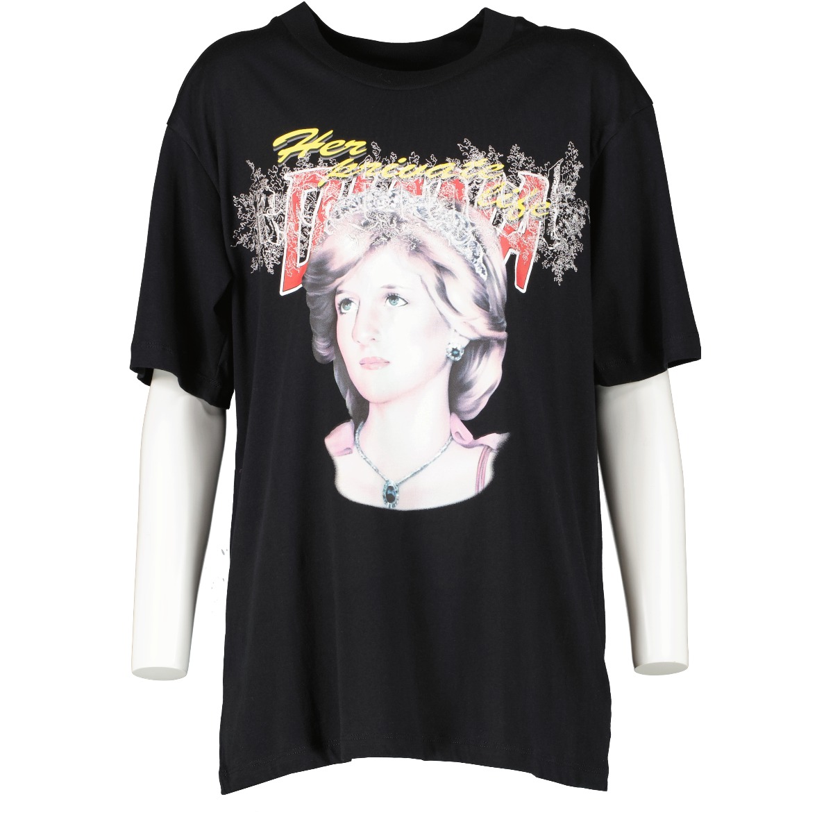 Off White Black Princess Diana T Shirt Size S Labellov Buy