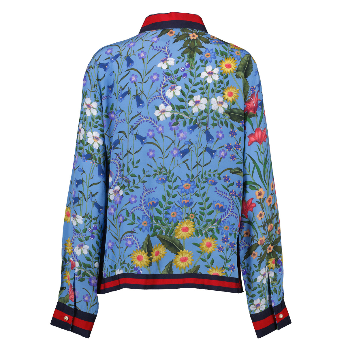 [超希少モデル】GUCCI ラメ入りブルージャージ XS Gucci x adidas GG Trefoil Jacquard Jacket Cobalt Blue - SS22 - US