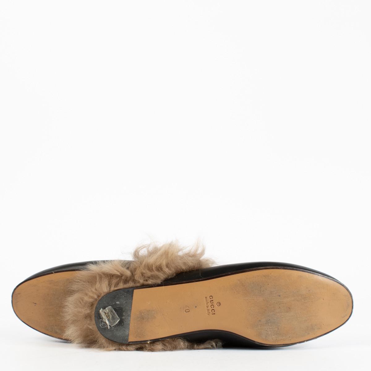 Gucci Black Tiger Fur Loafers - Size 40 ○ Labellov ○ Buy and