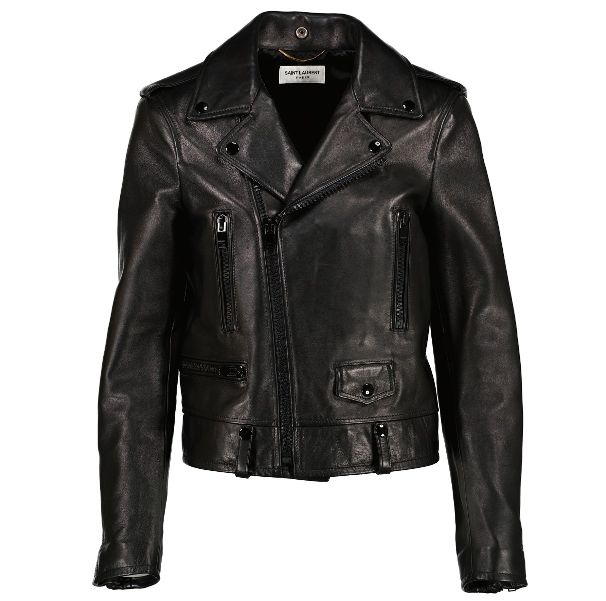 louren double satin half jacket ブラック double satin half jacket – louren store